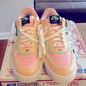 🌸 Nike Air Force 1 shadow pastel pink dream